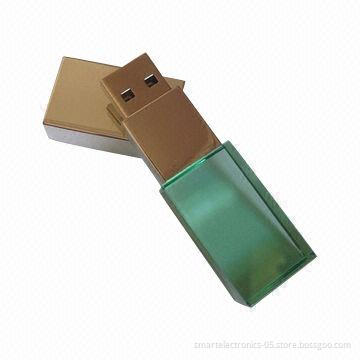 Crystal USB flash drive, 64mb-128mb, logo engraved inside crystal, free printing, promotional